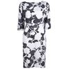 Diane Von Furstenberg Maja Two Dress in Rose Print in Gray (rose) - Lyst