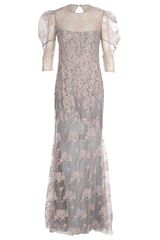 Erdem Pandora Floorlength Floral Lace Dress