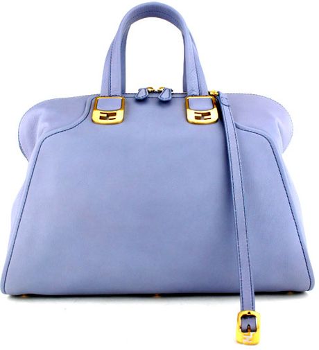 Fendi Hortensia Chameleon Duffle Handbag in Blue (gold) - Lyst