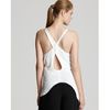 Helmut Lang Tank Draped Wrap Front in White (glimmer) - Lyst