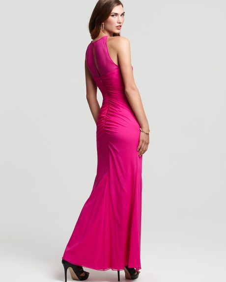 jill jill stuart pink gown