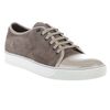 Lanvin Laceup Trainer in Beige for Men (grey) - Lyst