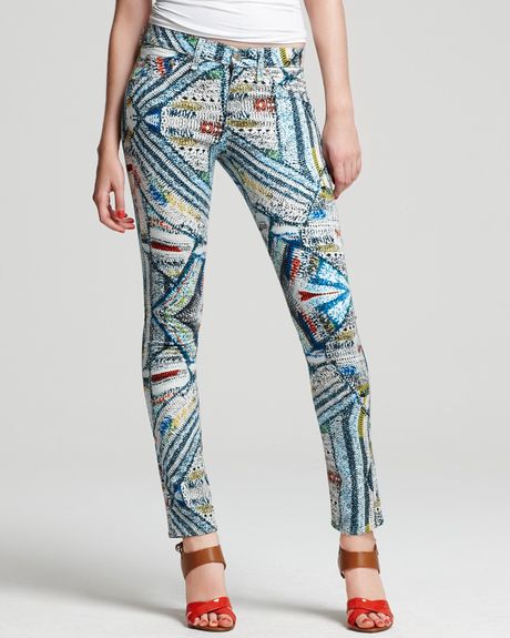 Rag & Bone Leggings The Printed Legging in Green (surf knit) - Lyst