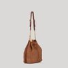 Stella Mccartney Pembridge Braided Faux Vachetta Bucket Bag in Brown (copper rose) - Lyst