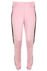 3.1 Phillip Lim Twotone Crepe Silk Trousers with Zipped Legs