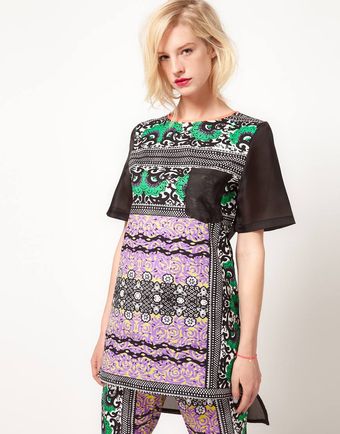 Asos Asos Africa Tunic in Mombasa Print - Lyst