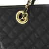 Asos Quilted Shopper in Black - Lyst