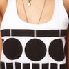 Asos Collection Asos Vest in Spot and Stripe in Black (blackwhite) - Lyst
