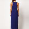 Asos Collection Maxi Dress in Blue - Lyst