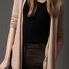 Burberry Fine Knit Flowing Cardigan in Beige (nude) - Lyst