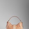 Burberry Medium Washed Leather Hobo in Beige (trench) - Lyst