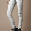 Burberry Bayswater Coated Skinny Jeans in White - Lyst