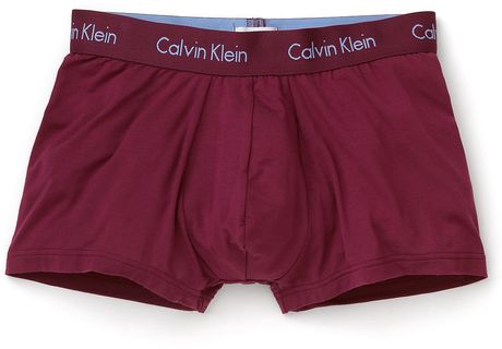 Calvin Klein Micro Modal Trunks in Purple for Men (sugar plum) - Lyst