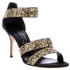 Casadei Stud Embellished Sandal in Black - Lyst