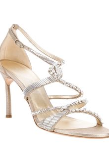 Casadei Embellished Sandal - Lyst