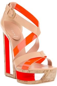 Casadei Platform Sandal - Lyst