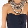 Coast Marion Necklace in Gray (silver) - Lyst