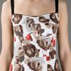 Dolce & Gabbana Printed Dress in Brown - Lyst