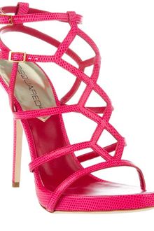 DSquared2 Lizard Skin Sandal - Lyst