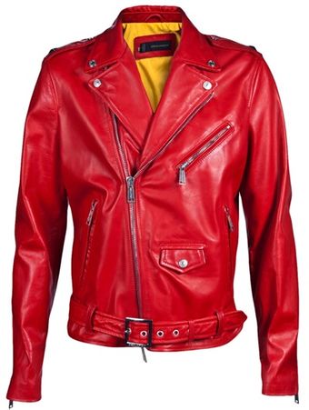 DSquared2 Leather Jacket - Lyst