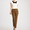 Fendi Trompe Loeil Blouse in Beige (olive) - Lyst
