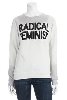 Free City Radical Feminist Raglan Sweatshirt - Lyst