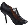 Givenchy Textured Peep Toe in Black - Lyst