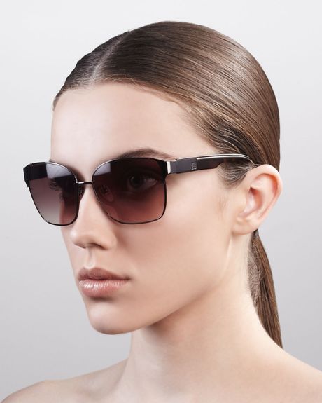 Givenchy Square Metal Sunglasses Bronzebrown in Brown (bronze brn) - Lyst