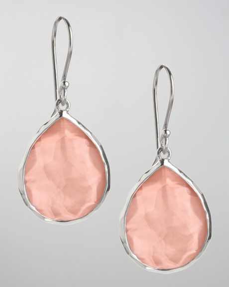 Ippolita Mini Teardrop Earrings Blush in Pink (blush) - Lyst