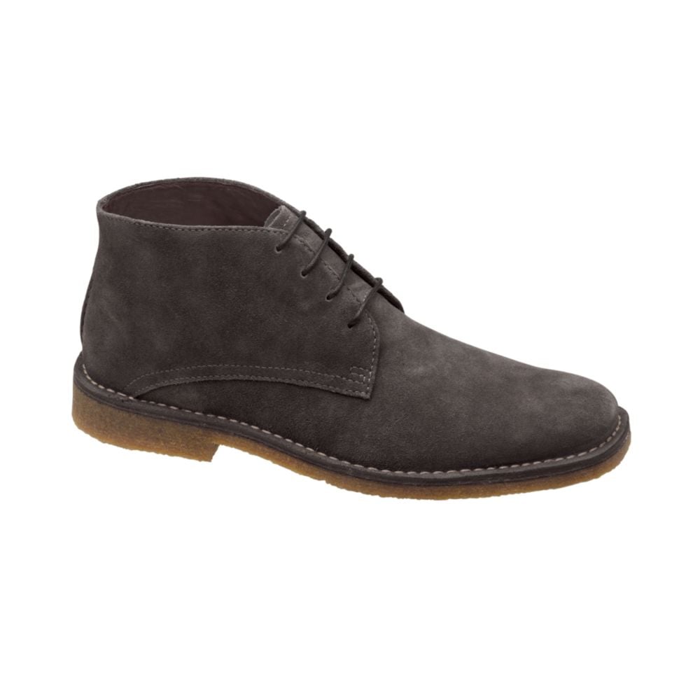 Johnston  Murphy Runnell Chukka Boots in Gray for Men (graphite suede ...