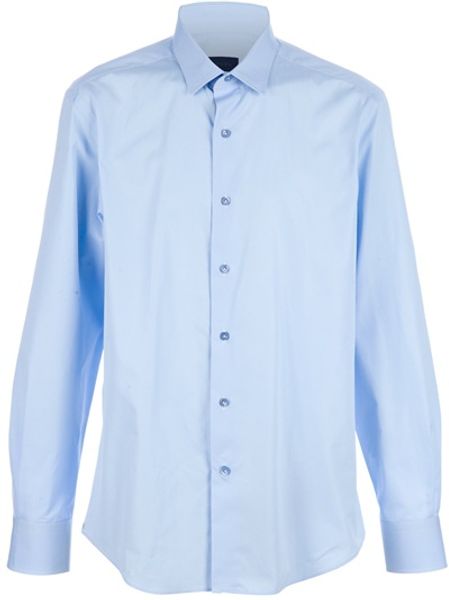 Lanvin Classic Shirt in Blue for Men - Lyst