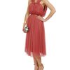 Lanvin Gathered Silk Tulle Dress in Pink - Lyst