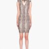 Lanvin Taupe Knit Dress in Gray (taupe) - Lyst