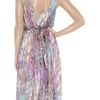Matthew Williamson Printed Silk Mousseline Dress in Multicolor (purple) - Lyst