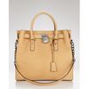 Michael Kors Hamilton Large Ns Matte Python Tote  in Beige (tan) - Lyst