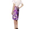 Prabal Gurung Exclusive Printed Woolsilk Pencil Skirt in Purple (purple multi) - Lyst