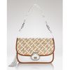 Rafe New York Leather Flap Clutch in White (w) - Lyst