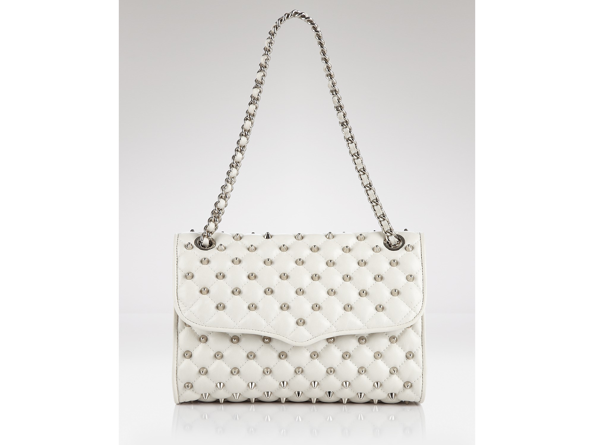 rebecca minkoff white handbag