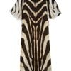 Roberto Cavalli Animal Print Silk Chiffon Dress in Animal - Lyst