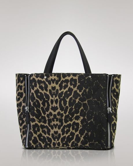 Sam Edelman Tote Genevieve Zipper in Animal (leopard) - Lyst