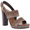 Santoni Strap Sandal in Gray (grey) - Lyst