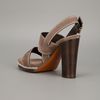 Santoni Strap Sandal in Gray (grey) - Lyst