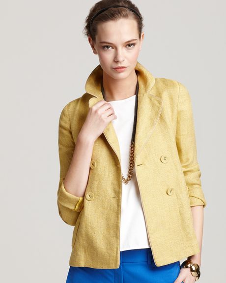 Theory Jacket Palmissa P Foolhardy in Yellow - Lyst