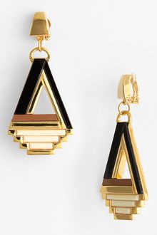 Tory Burch Floyd Statement Clip Earrings - Lyst