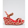 Tory Burch Espadrilles Camelia Wedge in Red - Lyst