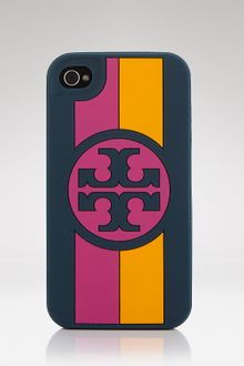 Tory Burch Iphone Case Roslyn Logo Stripe - Lyst