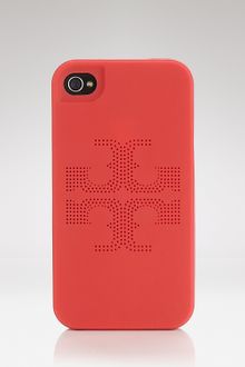 Tory Burch Iphone Case Kipp Perforated Logo - Lyst