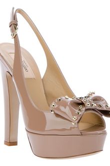 Valentino Bow Sandal - Lyst