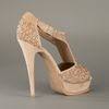 Yves Saint Laurent Studded Shoe in Beige (nude) - Lyst