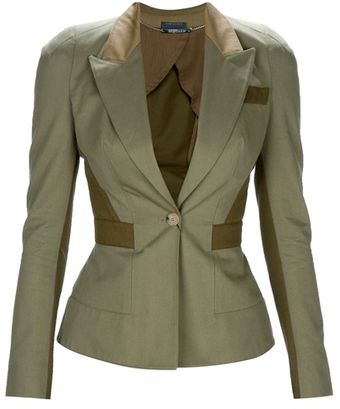 Alexander McQueen Peplum Jacket - Lyst